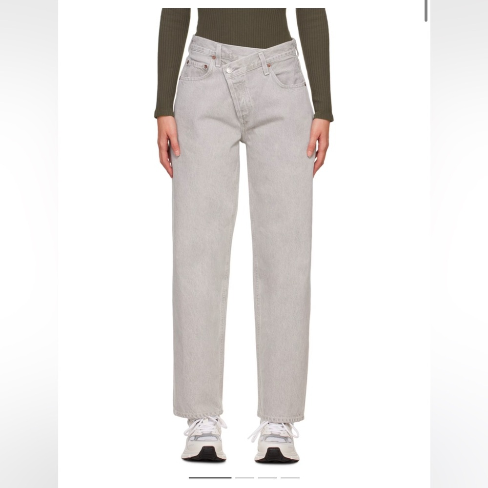 AGOLDE Criss Cross Straight Leg Jean